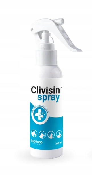Biovico Clivisin spray 100 ml dla psa kota gojenie ran