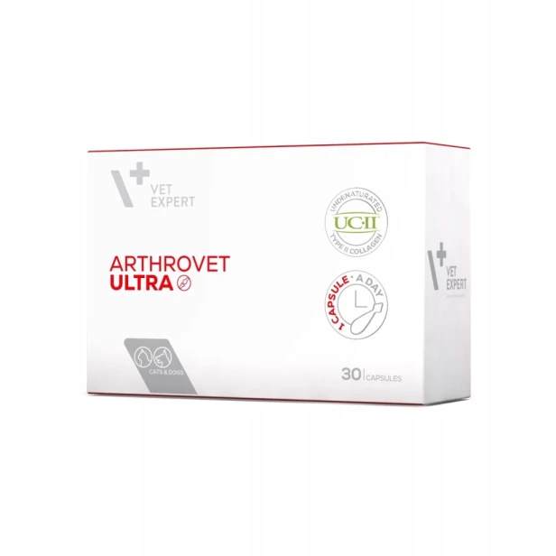 Vet Expert Vetexpert Arthrovet Ultra na stawy dla psa kota 30 kaps