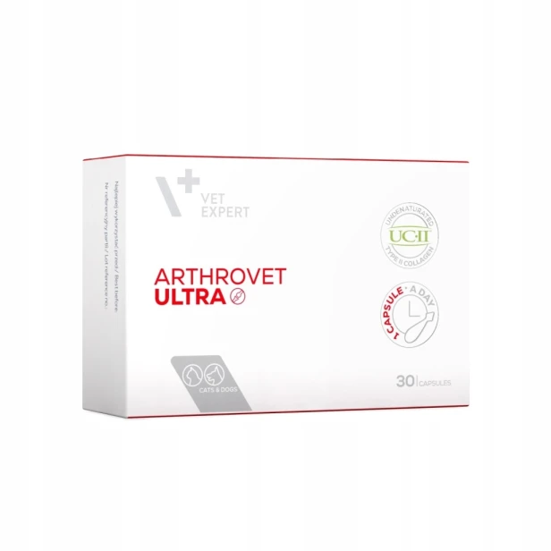 Vet Expert Vetexpert Arthrovet Ultra na stawy dla psa kota 30 kaps