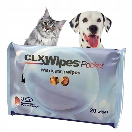 Clx Wipes Clorexyderm Chusteczki Nawilżane Dla Psa Kota 20 Sztuk Geulincx