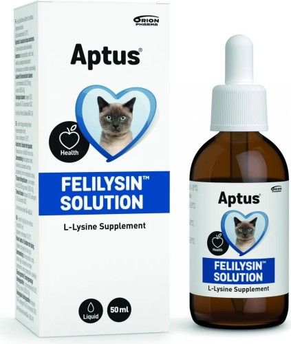 Aptus Felilysin Solution L-lizyna 50ml płyn doustny dla kota na odporność