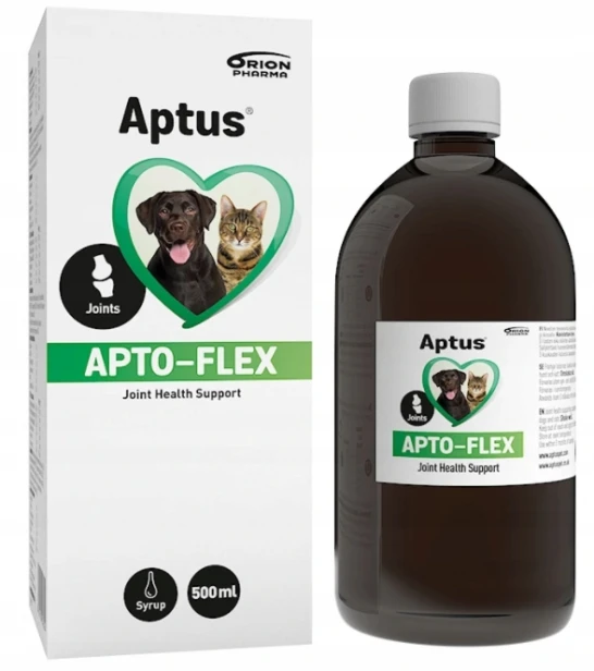 Aptus Apto-flex aptoflex syrop 500ml na psa kota kolagen MSM glukozamina