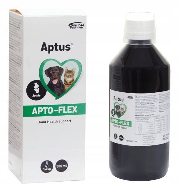 Aptus Apto-flex aptoflex syrop 500ml na psa kota kolagen MSM glukozamina