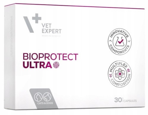VetExpert BioProtect ULTRA 30 Kapsułek probiotyk trawienie pies kot