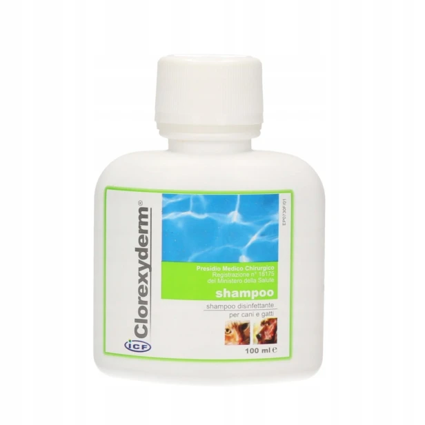 Clorexyderm 100ml Szampon Dermatologiczny Łagodzący Dla Kota I Psa Geulincx