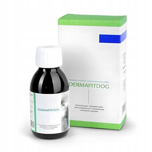 Dermafit Dog Płyn 125 ml Dla Psa Na Problemy Skórne Na Sierść Geulincx