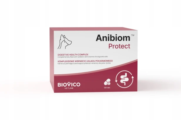 Biovico ANIBIOM 120 kapsułek Probiotyk dla psa i kota Jelita Trawienie