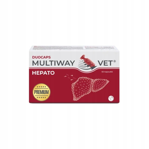 JM SANTE MULTIWAY VET DUOCAPS HEPATO wsparcie wątroby psa i kota 60 kaps