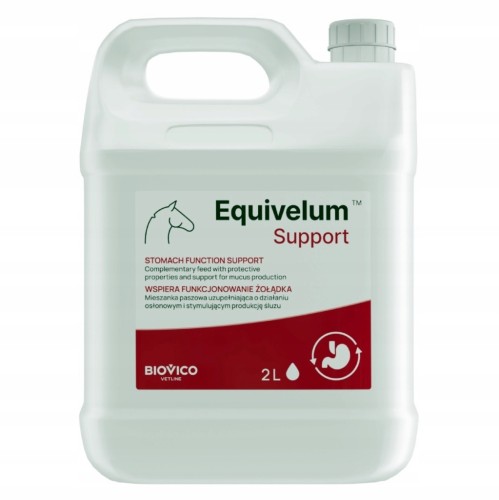 Biovico Equivelum Support 2L Suplement dla Koni Żołądek Jelita Wrzody