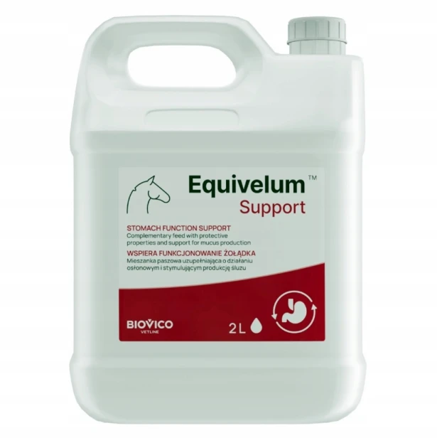 Biovico Equivelum Support 2L Suplement dla Koni Żołądek Jelita Wrzody